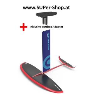 Neilpryde Glide Surf HP Foil 2300 mit Alu Mast inklusive Surfbox Befestigungsplatte