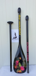 Supsters X-Cross 50% Carbon Flowers SUP Paddle 3tlg