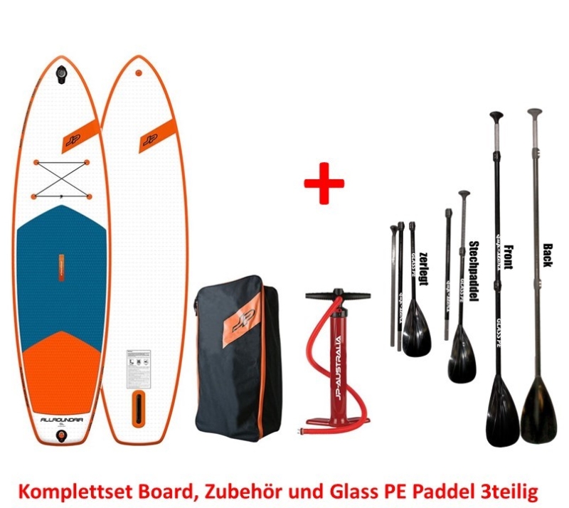 JP AllroundAir SL 11,0 SUP inflatable with Glass PE SUP Paddle 3pcs