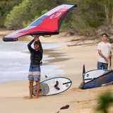 Cabrinha Vision Wing with windows red Wingsurfing 2023