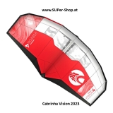 Cabrinha Vision Wing mit Fenster rot Wingsurfen 2023