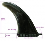 MISTRAL Flex fin US Box for air SUP and other surfboards