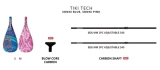 Starboard Enduro M Tiki Tech Sun Design Carbon SUP Paddle 3pcs 2023
