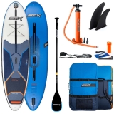 STX Freeride Hybrid SUP inflatable Windsurf with STX 20% Carbon Paddle 2022