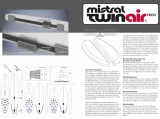 Mistral Boogie Twinair Windsup Windsurfboard inflatable 250cm