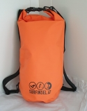 Waterproof transport bag with backpack function 25l volume